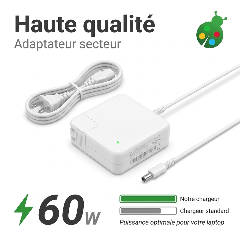 Chargeur   macbook pro core i7 2.6 15 retina