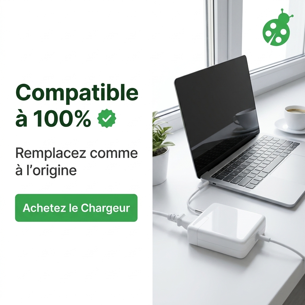 Chargeur   macbook pro core i7 2.6 15 retina