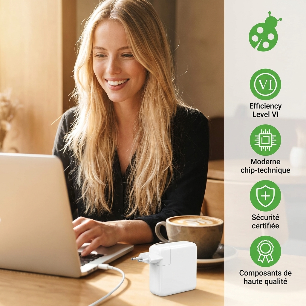 Chargeur   macbook pro 13 a1278 2009 version