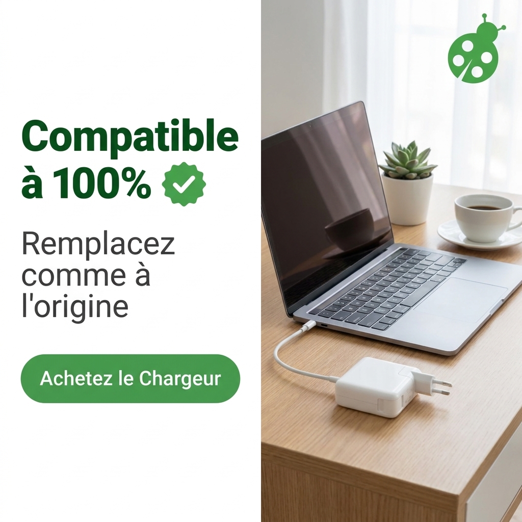 Chargeur   macbook pro 13 a1278 2009 version