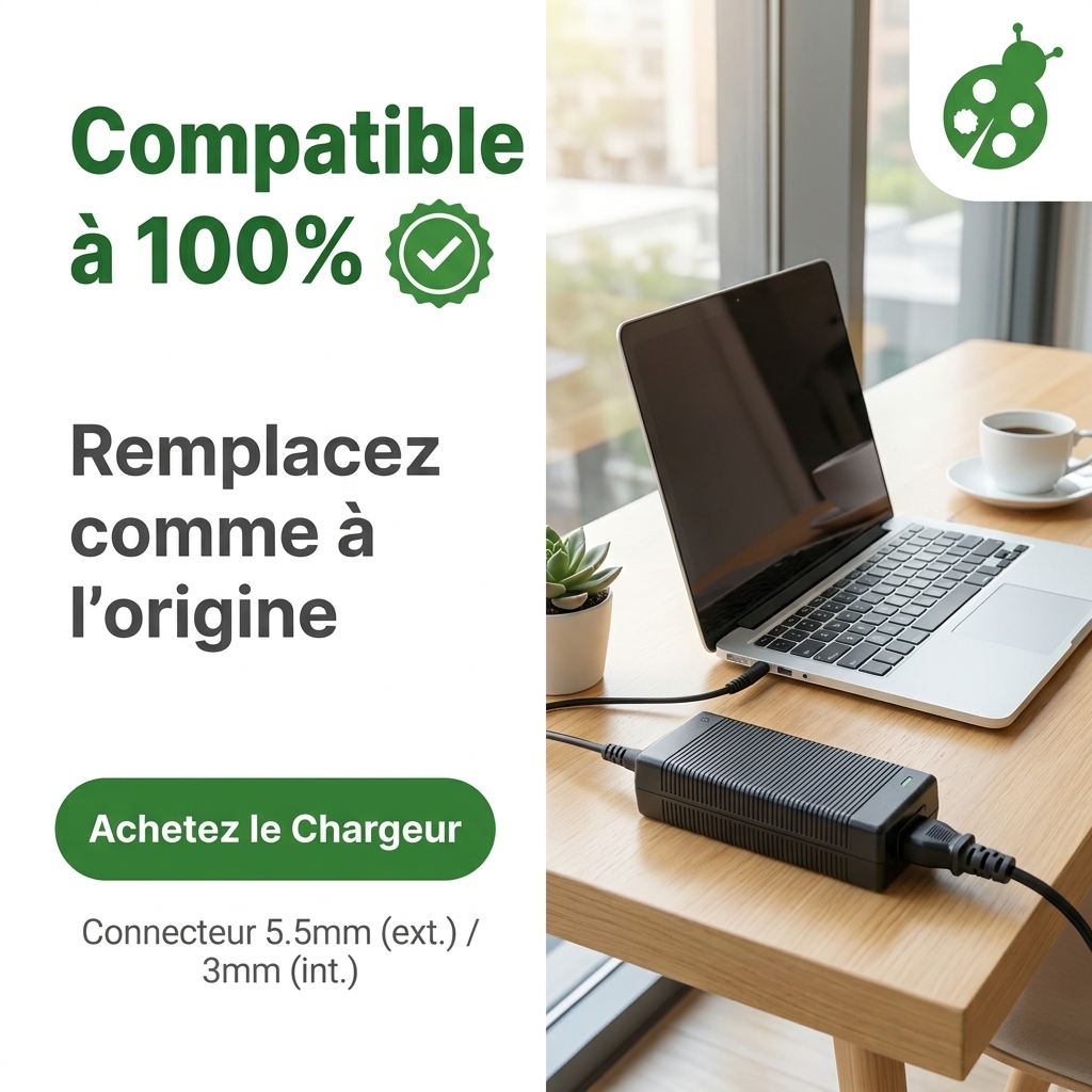 Chargeur ordinateur portable samsung q520