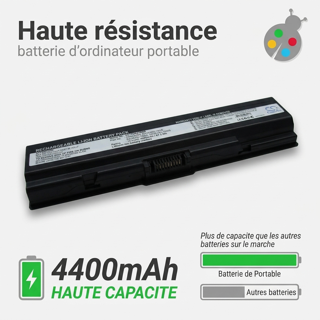Batterie ordinateur portable toshiba satellite l500 1ur