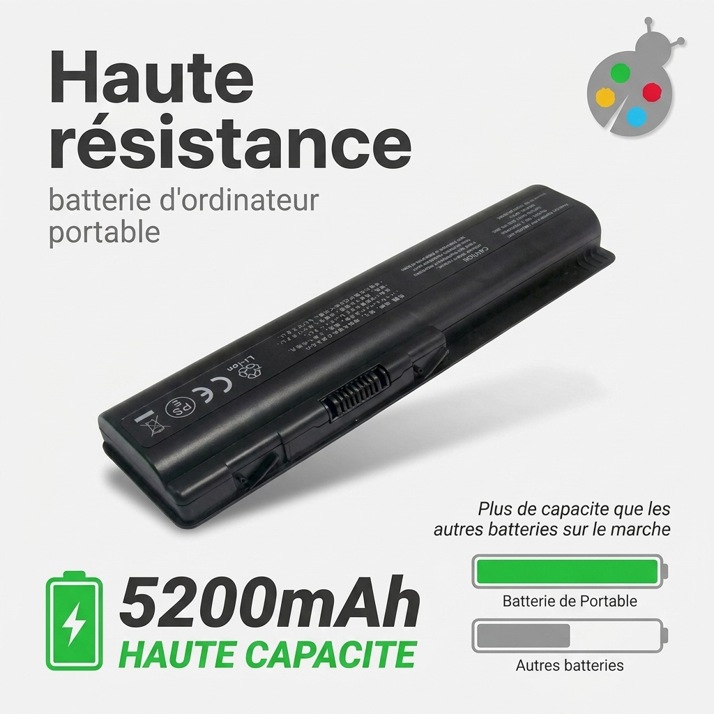 Batterie ordinateur portable hp pavilion dv6