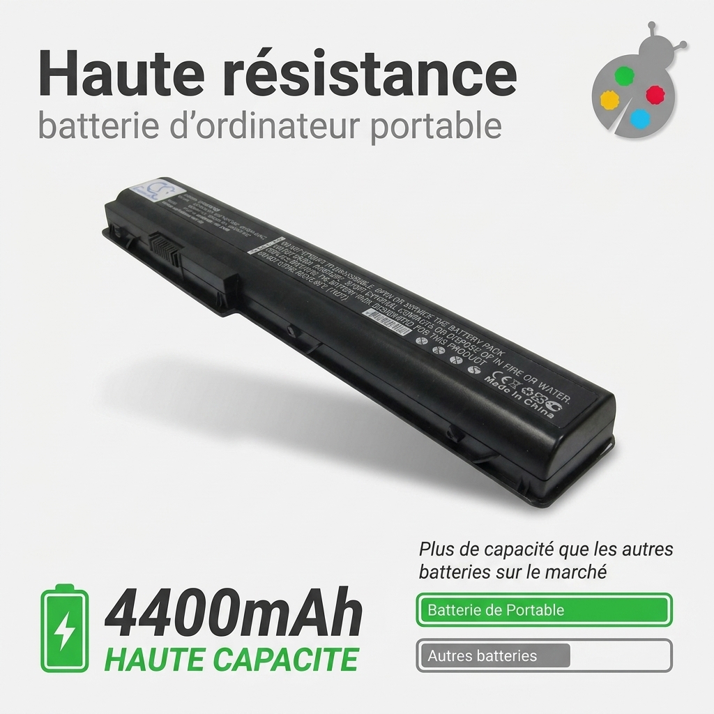 Batterie ordinateur portable hp pavilion dv7 1002xx