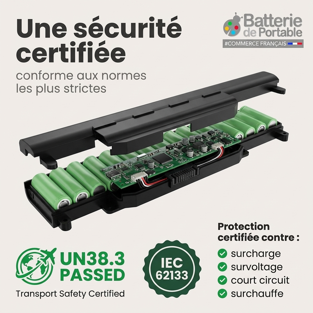 Batterie ordinateur portable asus p2710ja t2032g