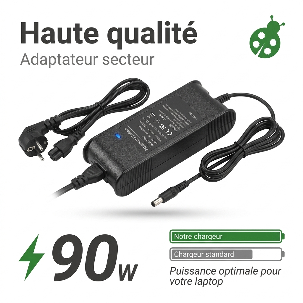 Chargeur ordinateur portable dell latitude e6400 atg