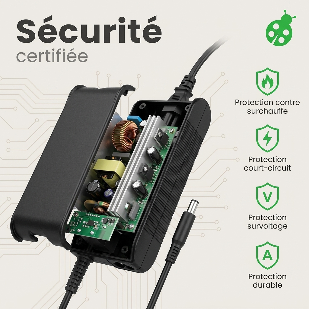 Chargeur ordinateur portable dell latitude e6400 atg
