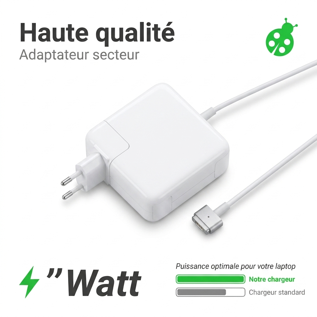 Chargeur   macbook air 13 début 2014