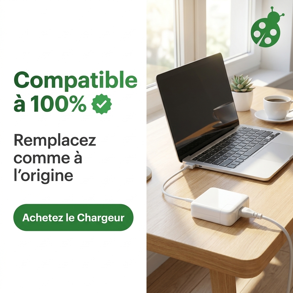 Chargeur   macbook air 13 début 2014