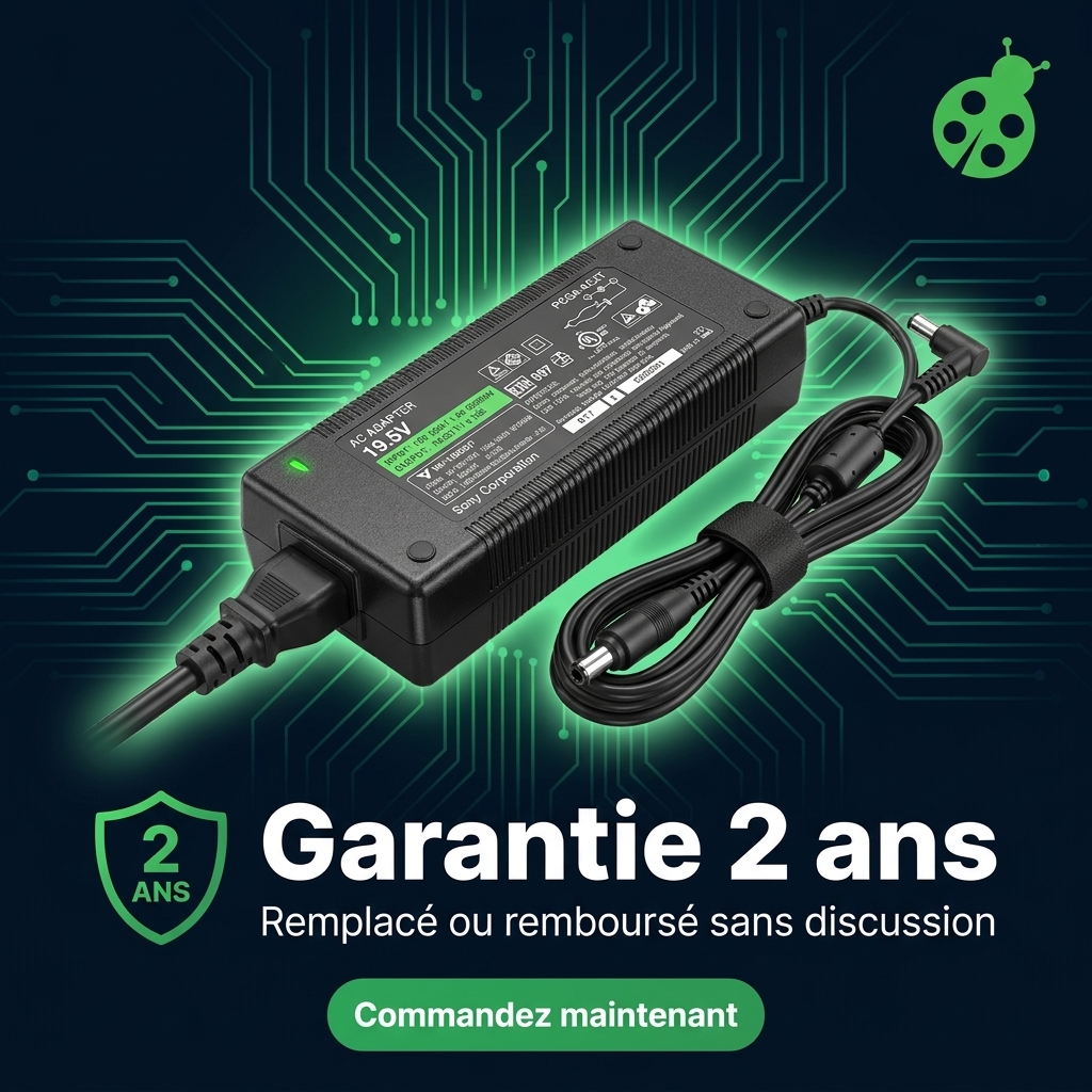Chargeur ordinateur portable sony pcg 81312m
