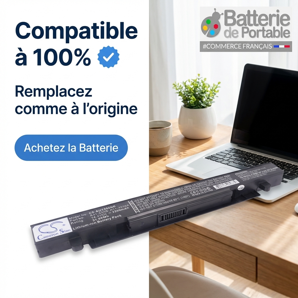 Batterie ordinateur portable asus x552m