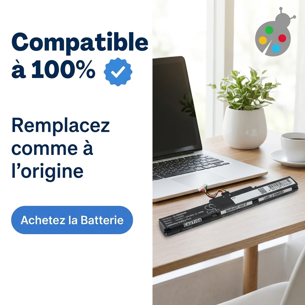 Batterie ordinateur portable asus x751l