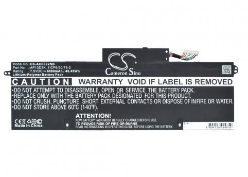 Batterie ordinateur portable acer aspire s3-392g