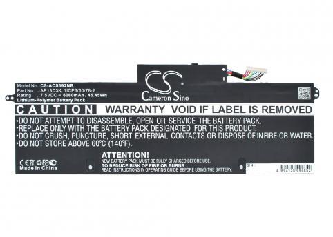 Batterie ordinateur portable acer aspire s3 392g