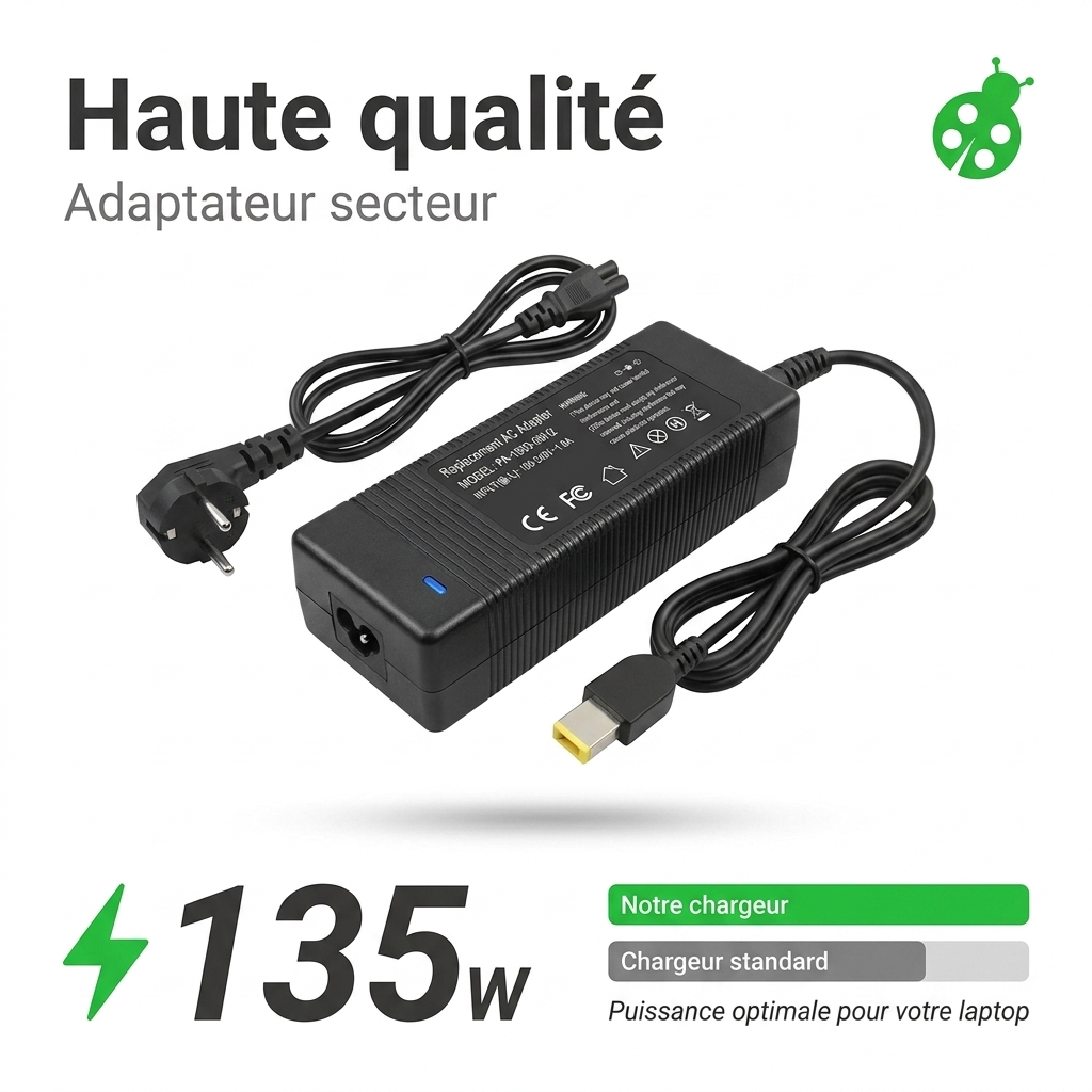 Chargeur ordinateur portable lenovo thinkpad x270 20k6