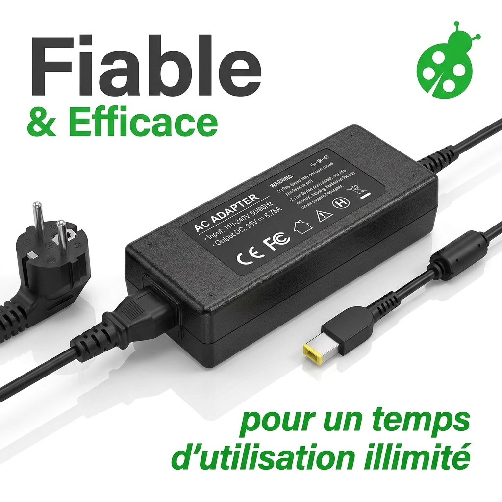 Chargeur ordinateur portable lenovo thinkpad x270 20k6