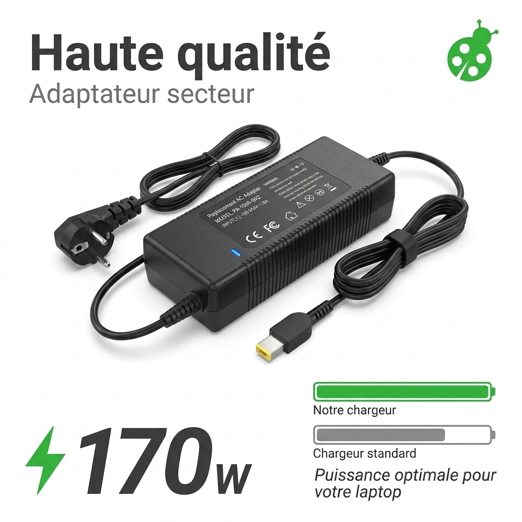 Chargeur ordinateur portable lenovo thinkpad p50 20en0006ge