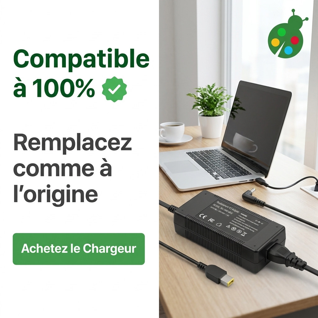 Chargeur ordinateur portable lenovo thinkpad p50 20en0006ge