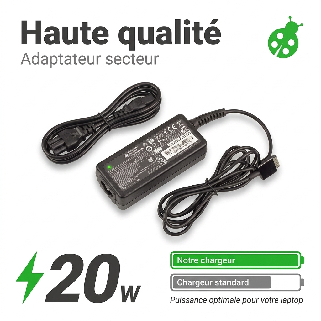 Chargeur ordinateur portable hp  slatebook x2