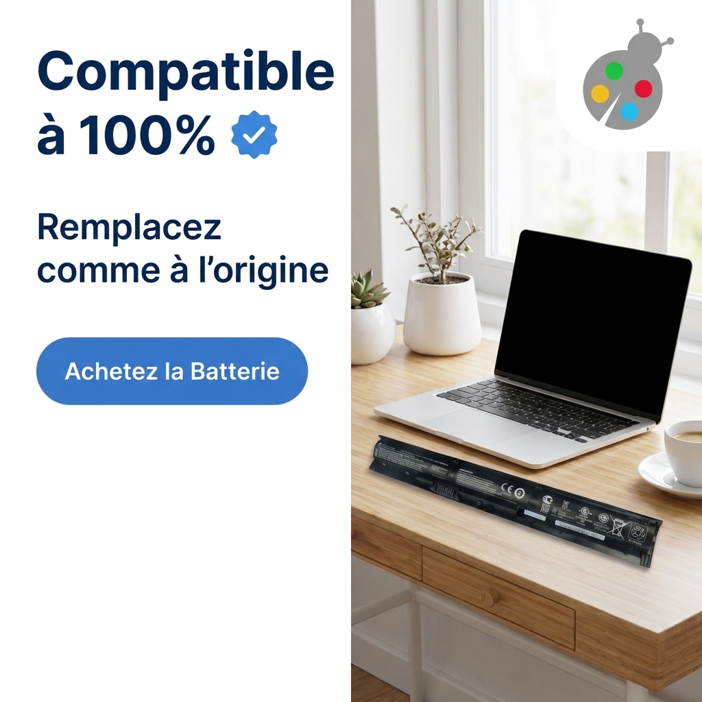 Batterie ordinateur portable hp pavilion 15 p262nf