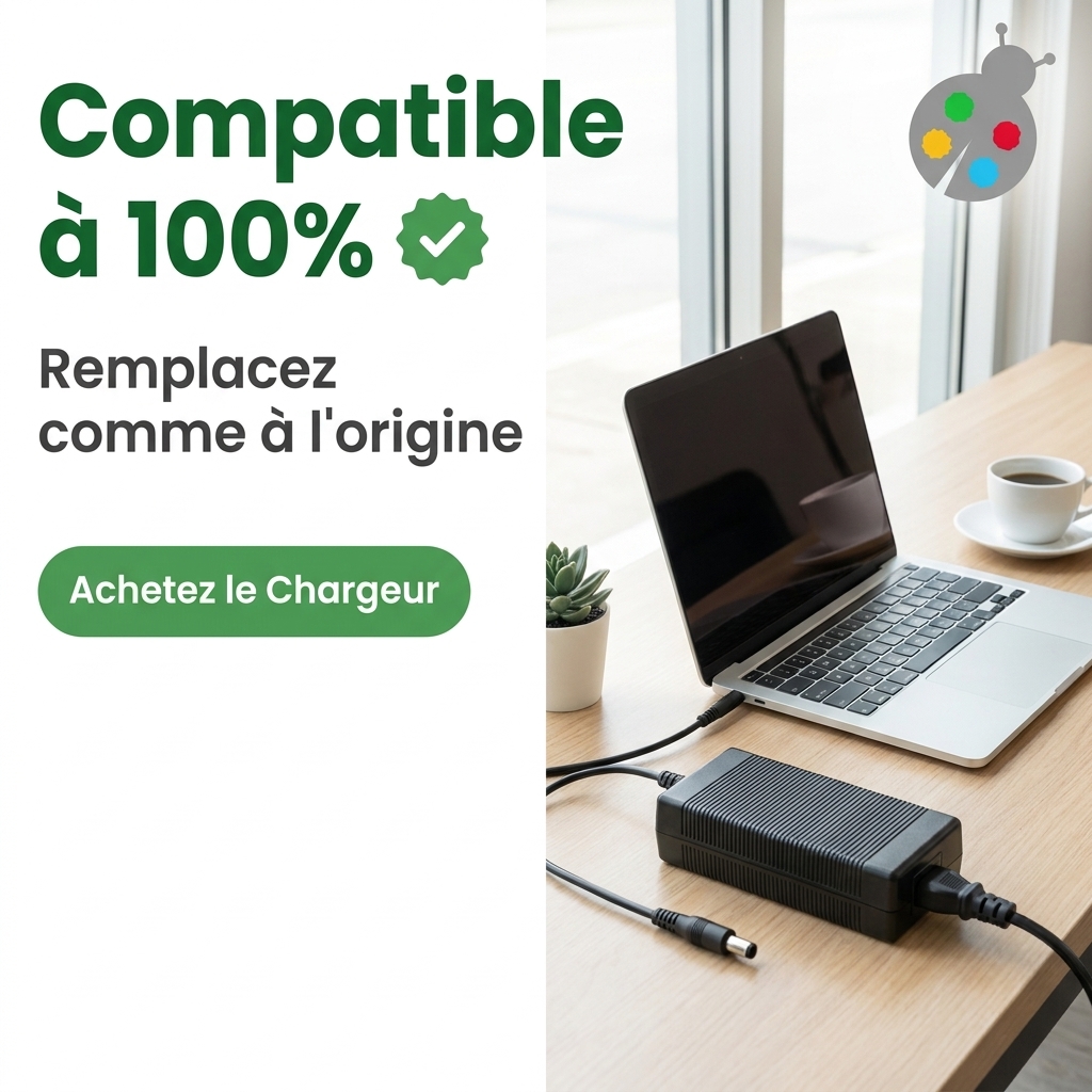 Chargeur ordinateur portable dell latitude 14 7404