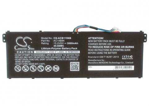 Batterie  acer 2icp4 80 104ap16m5j