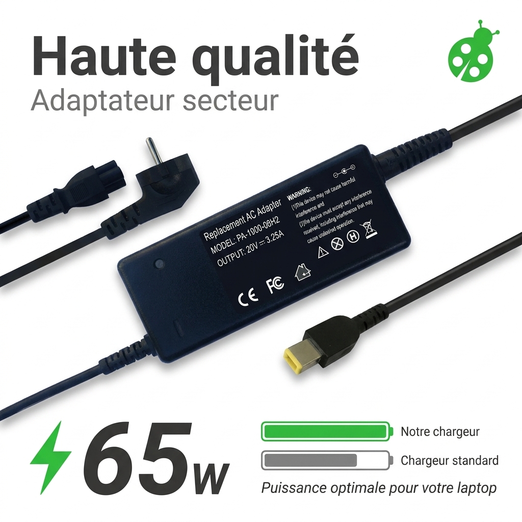 Chargeur ordinateur portable lenovo yoga 500 14