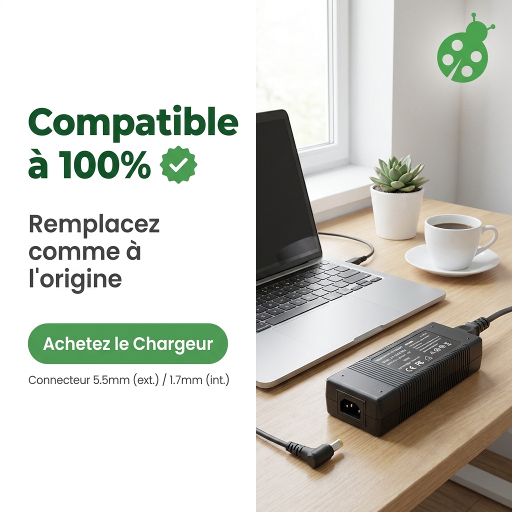 Chargeur ordinateur portable packard bell easynote le69