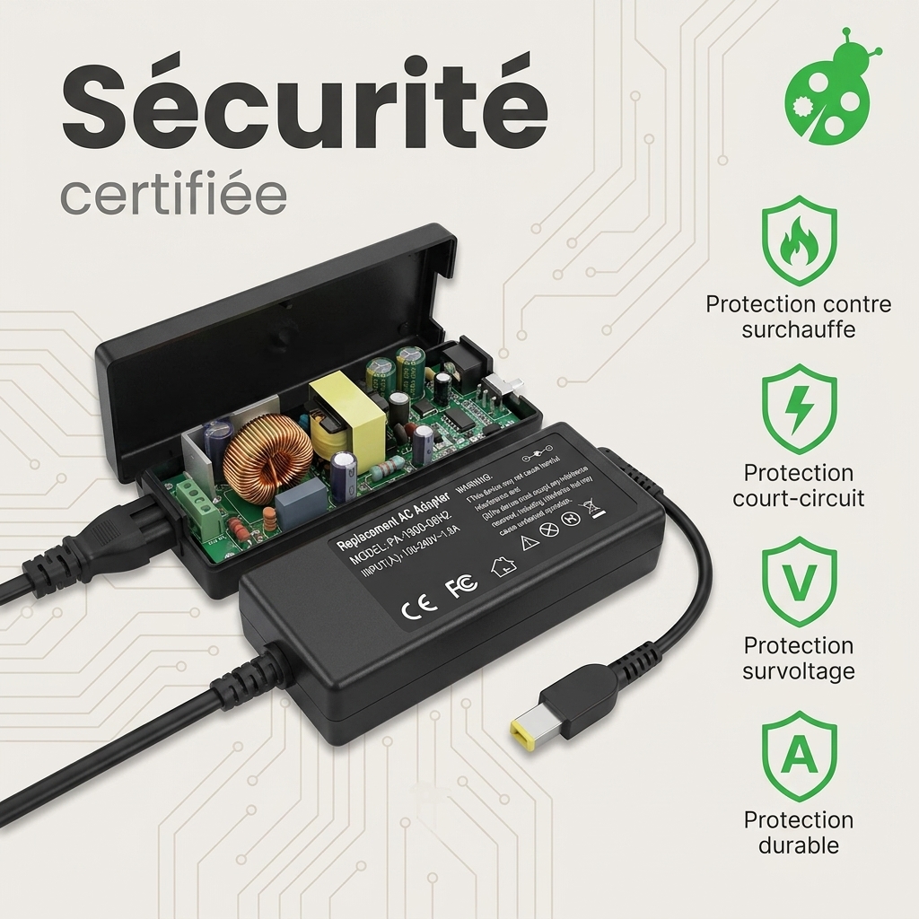 Chargeur ordinateur portable lenovo g50 45