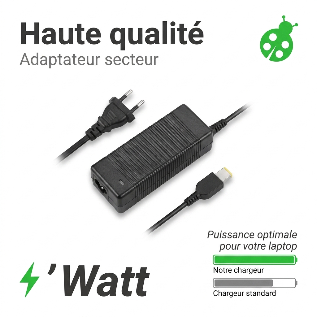 Chargeur ordinateur portable lenovo h30 05