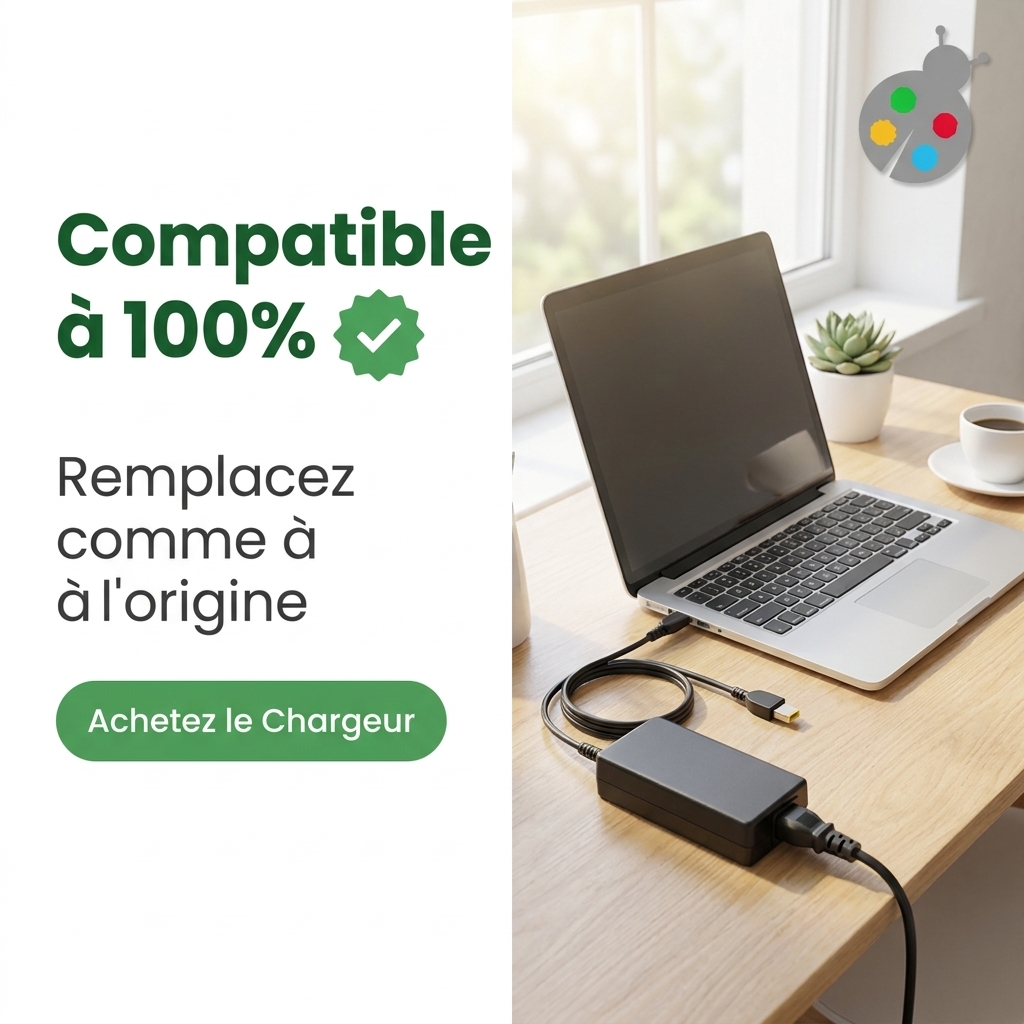 Chargeur ordinateur portable lenovo h30 05