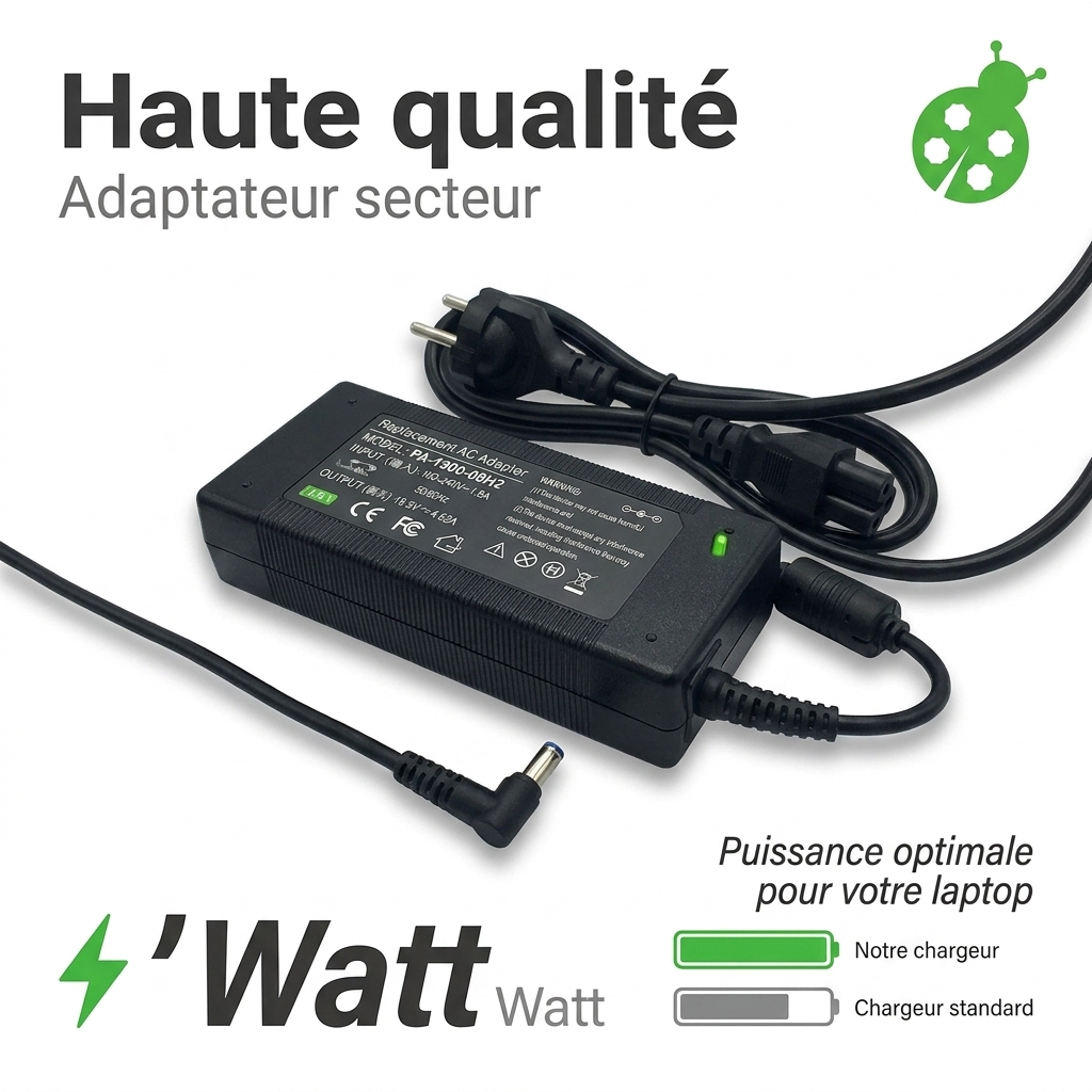 Chargeur ordinateur portable dell xps 13 9360