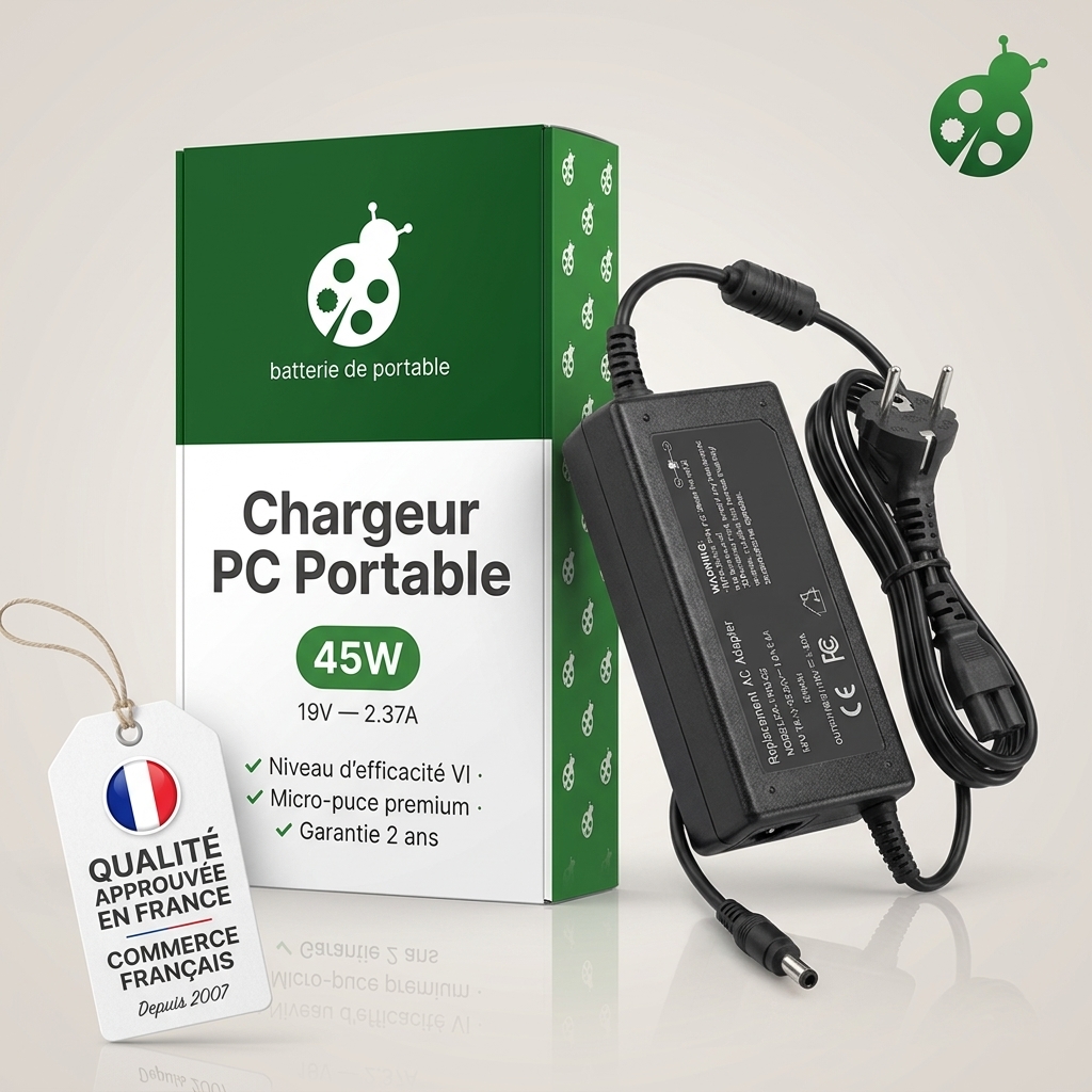Chargeur ordinateur portable asus eee pc 1015e-2b