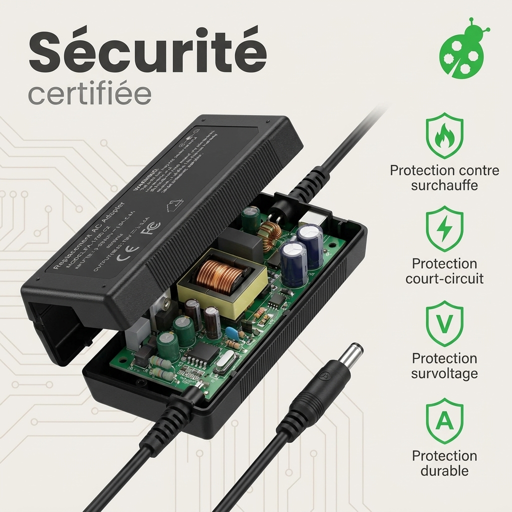 Chargeur ordinateur portable asus eee pc 1015e 2b