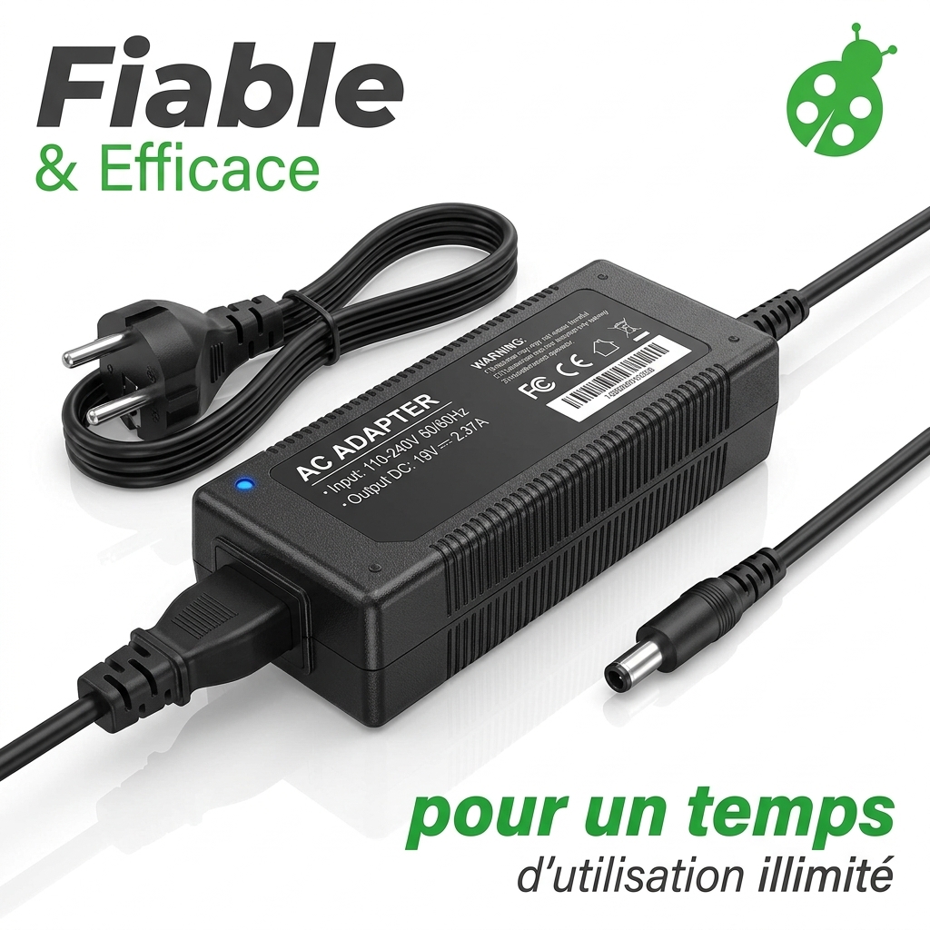 Chargeur ordinateur portable asus eee pc 1015e 2b
