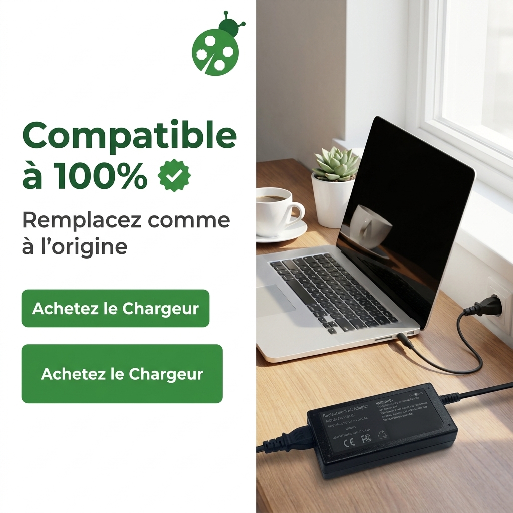 Chargeur ordinateur portable asus eee pc 1015e 2b