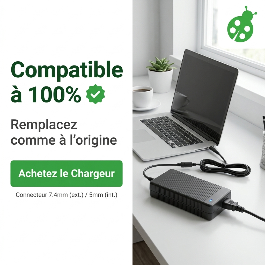 Chargeur ordinateur portable hp  elitebook 8740w