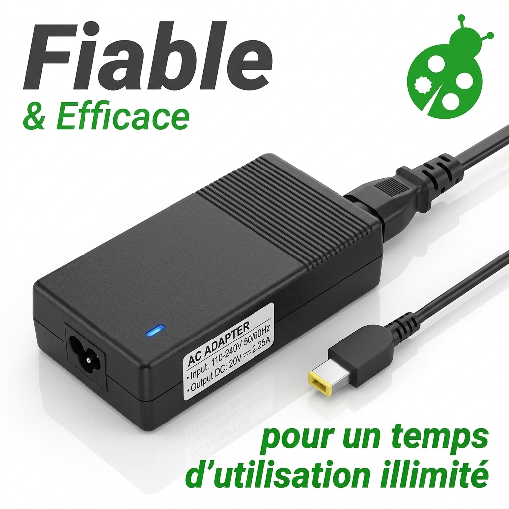 Chargeur ordinateur portable lenovo ideapad 500 15isk