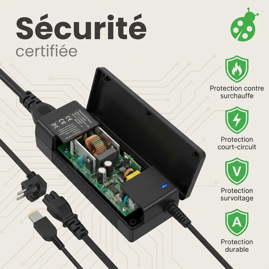 Chargeur ordinateur portable lenovo ideapad g70 70