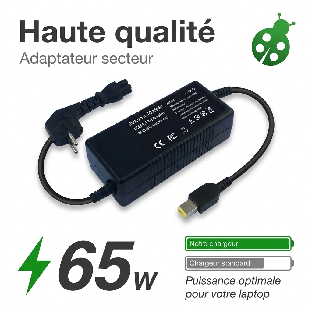 Chargeur ordinateur portable lenovo g70 80 80ff000yiv