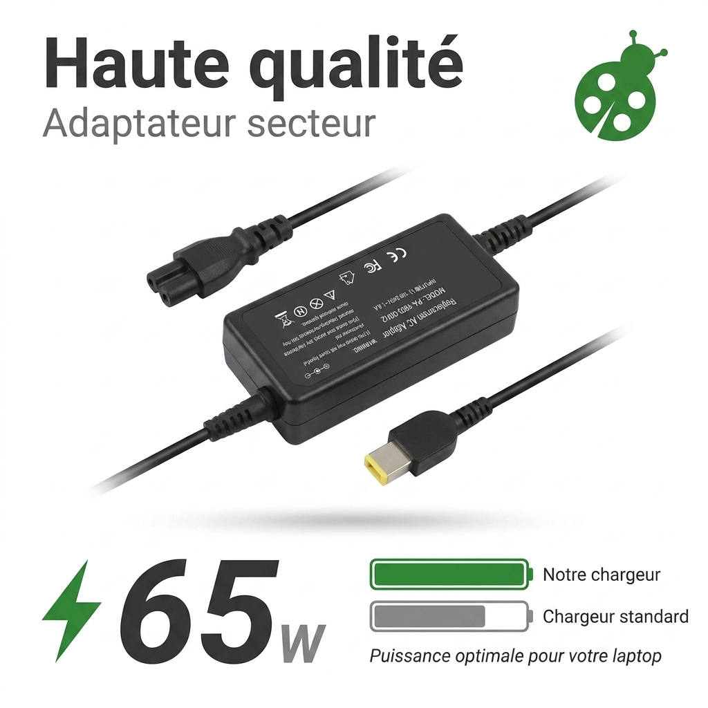Chargeur ordinateur portable lenovo g70 80
