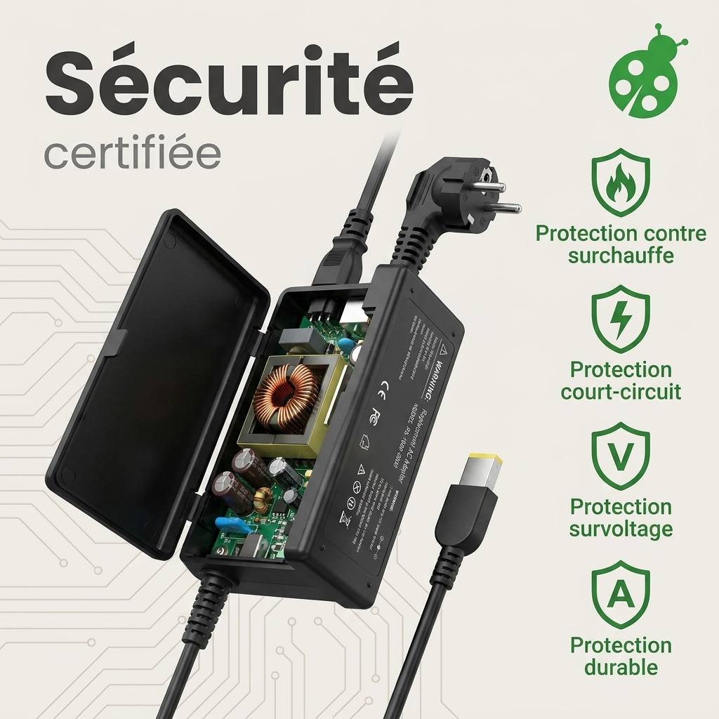 Chargeur ordinateur portable lenovo g70 80