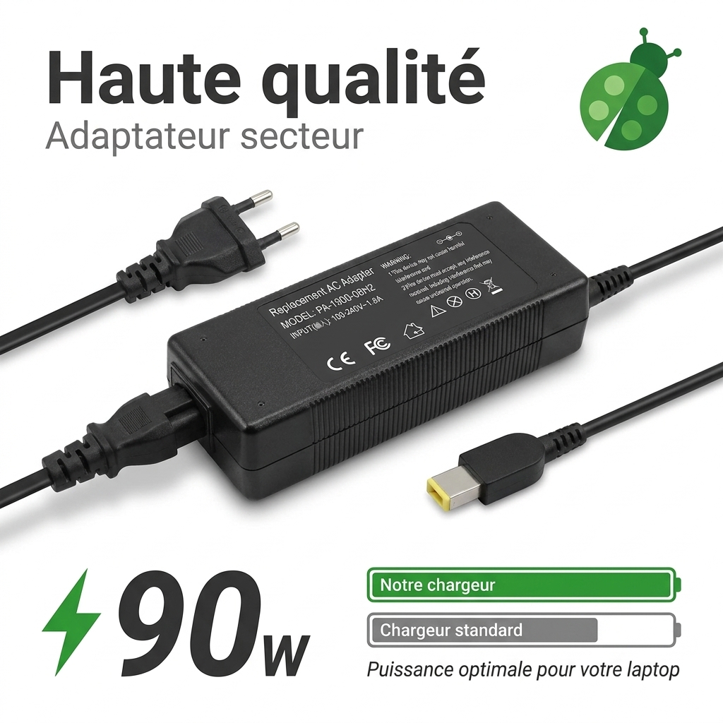 Chargeur ordinateur portable lenovo thinkpad e550
