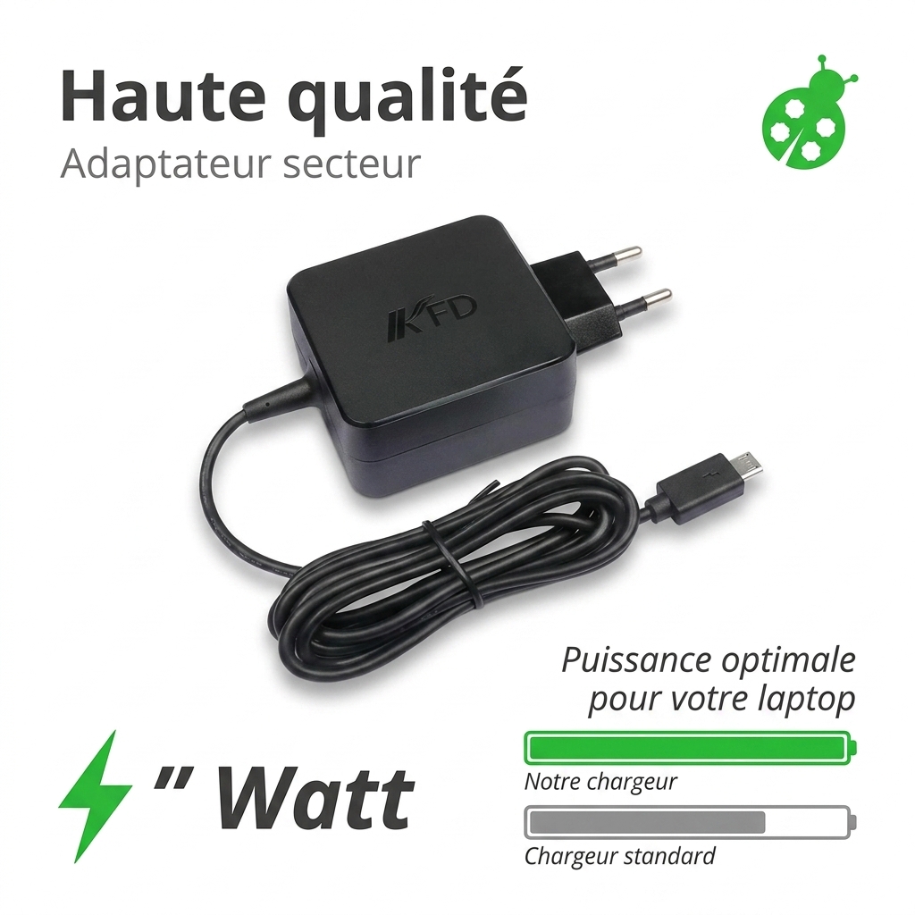 Chargeur ordinateur portable asus eeebook e202sa