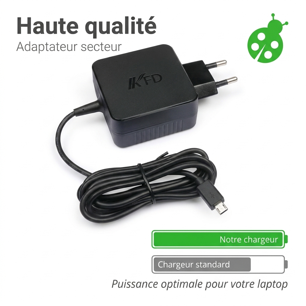 Chargeur ordinateur portable asus eeebook e202sa fd0003t