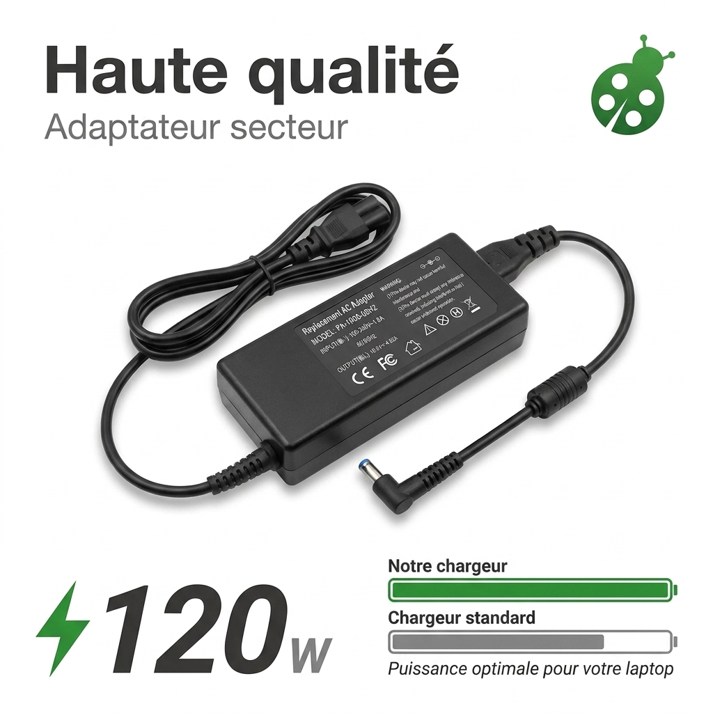 Chargeur ordinateur portable hp  envy 17 j005eg