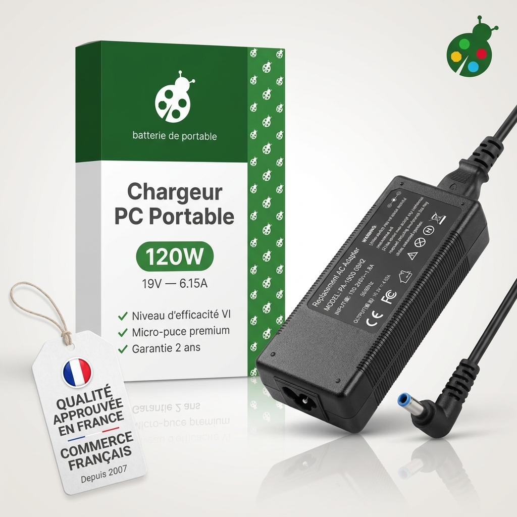 Chargeur hp  envy 17 j100eb