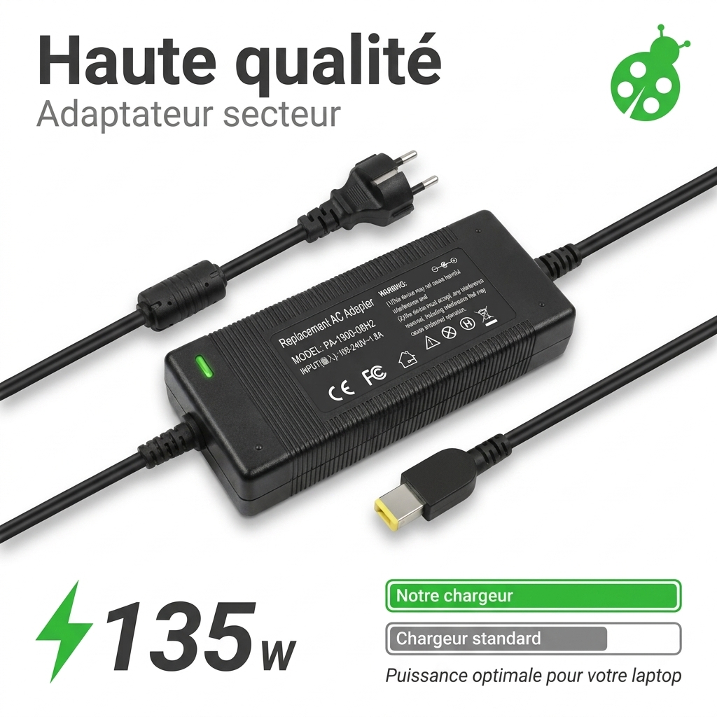 Chargeur ordinateur portable lenovo ideapad y700 15isk