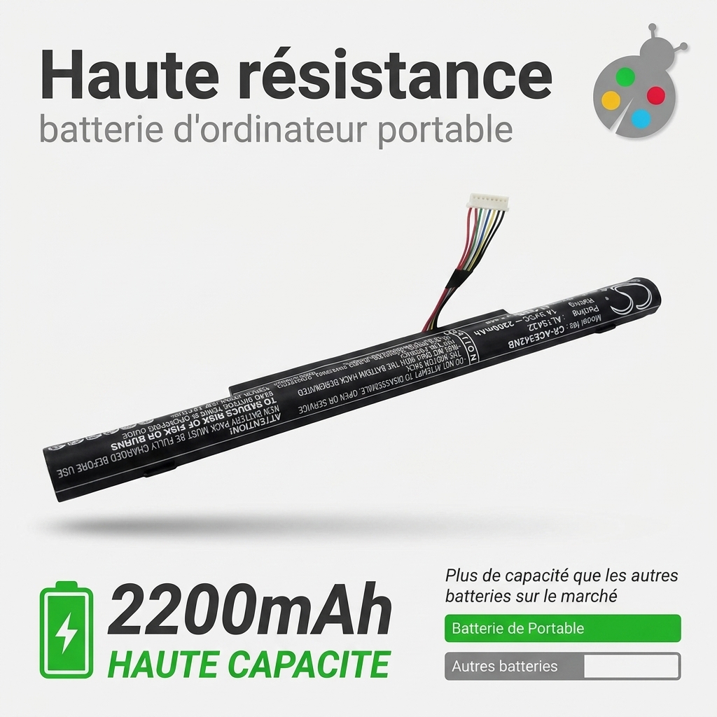 Batterie ordinateur portable acer aspire e5 573g