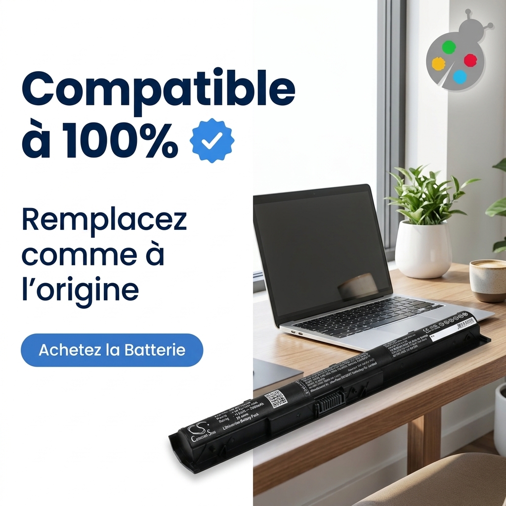 Batterie ordinateur portable hp pavilion 15 ab262nf